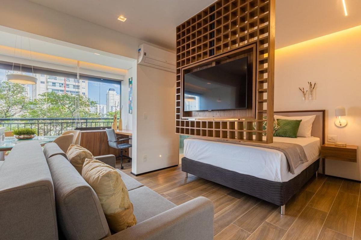 Apartament Easy Star - Luxuoso Studio No Coracao Do Campo Belo - Hc01H São Paulo Zewnętrze zdjęcie