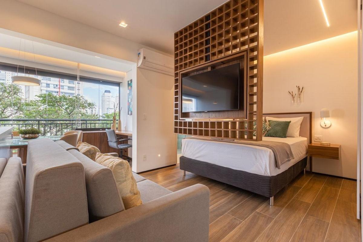 Apartament Easy Star - Luxuoso Studio No Coracao Do Campo Belo - Hc01H São Paulo Zewnętrze zdjęcie